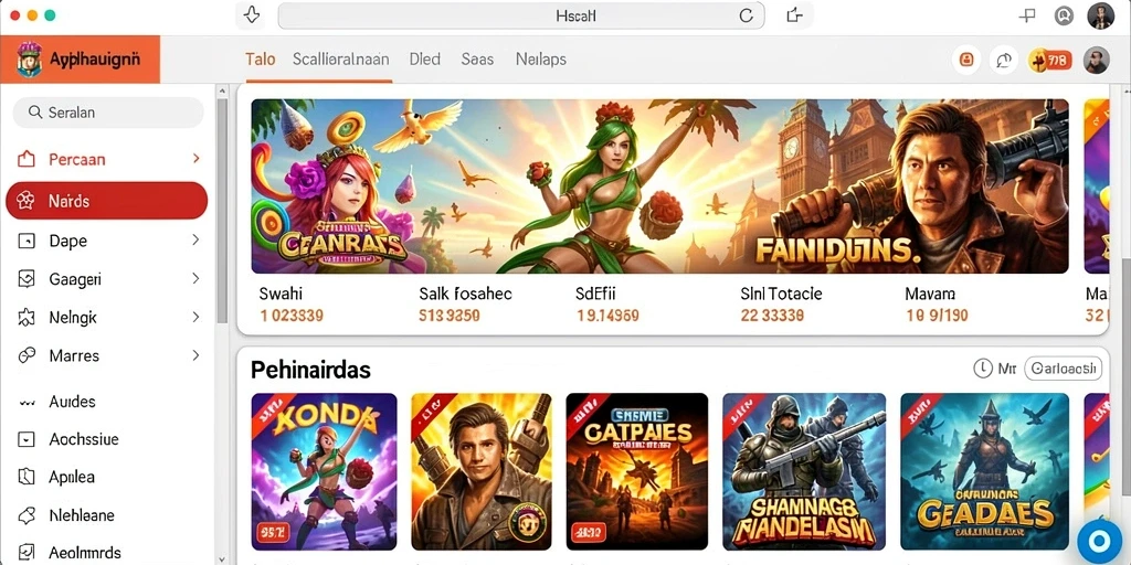Tampilan antarmuka yang menarik dan intuitif.