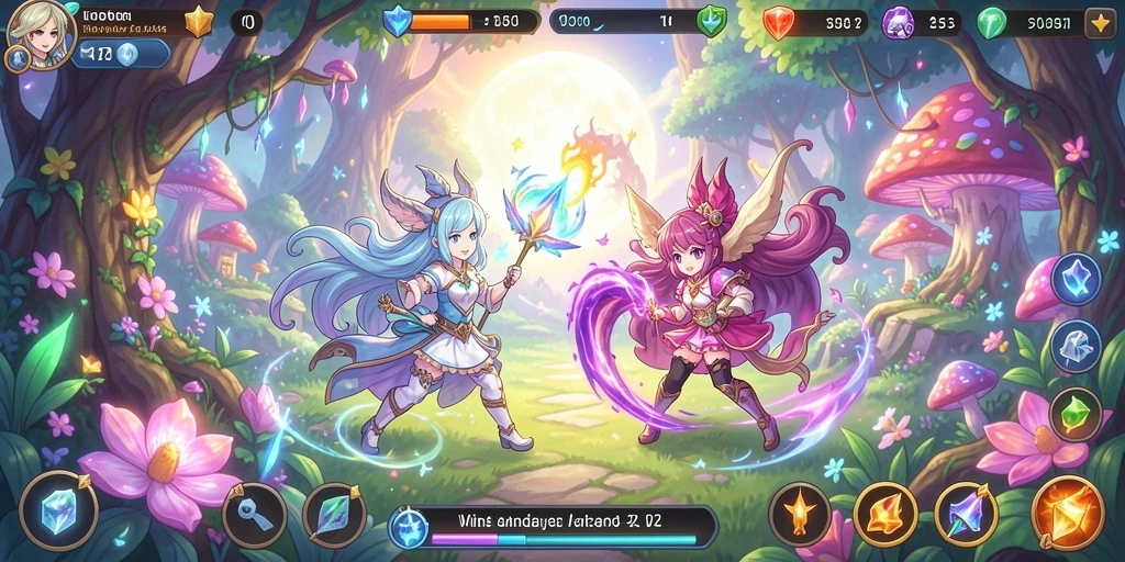 Tampilan awal game 7CONE yang menarik dengan karakter unik.