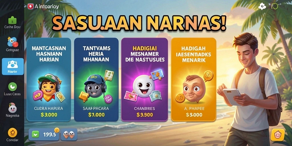 Tampilan antarmuka yang intuitif dan menarik.