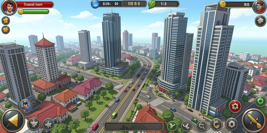 Screenshot dari level terbaru yang menantang.