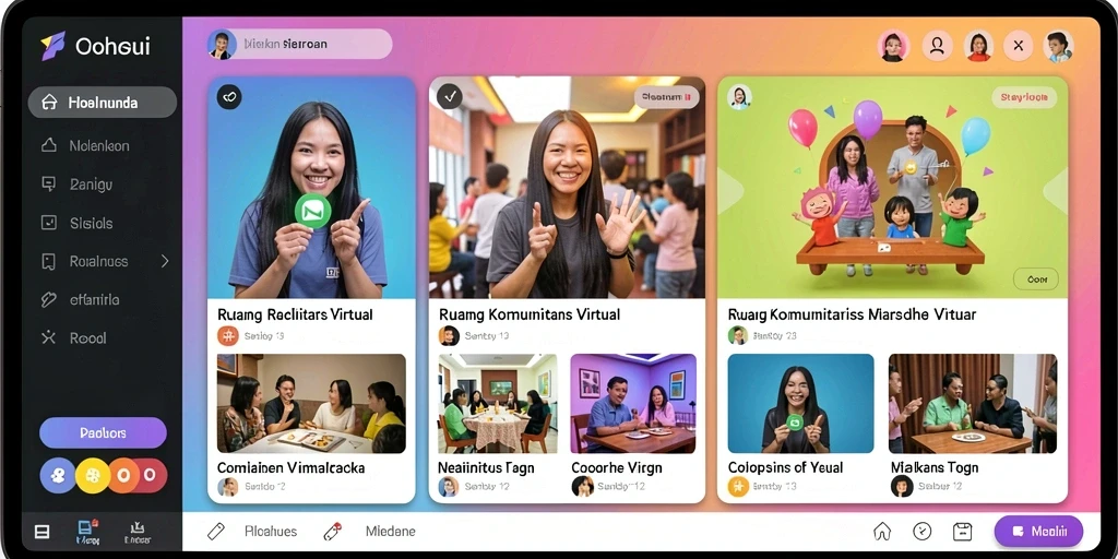 Tampilan awal yang menarik dan intuitif.