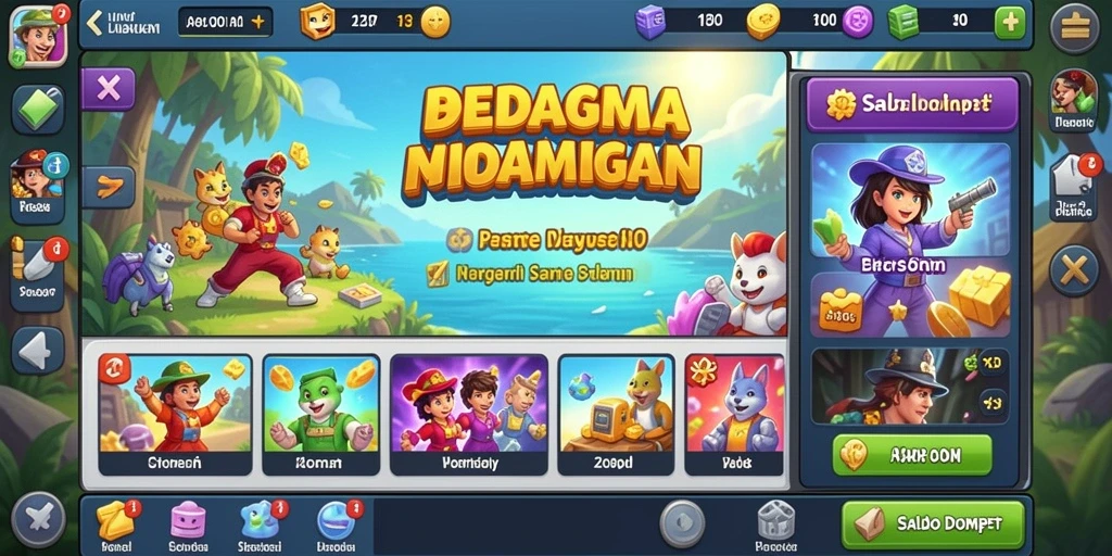 Tampilan antarmuka yang menarik dan modern.