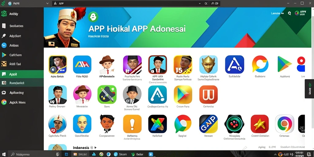 Tampilan awal yang menarik dan intuitif.
