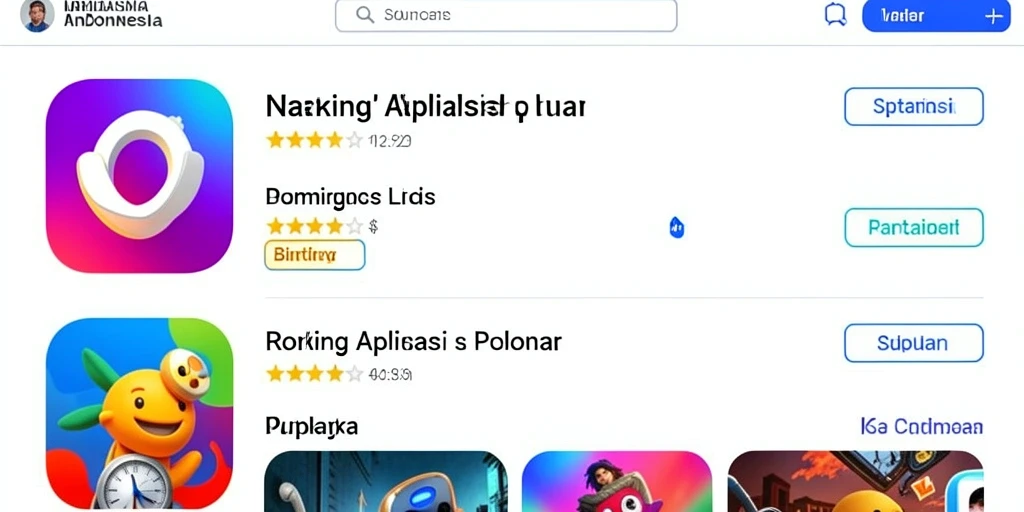 Tampilan awal aplikasi yang menarik dan user-friendly.